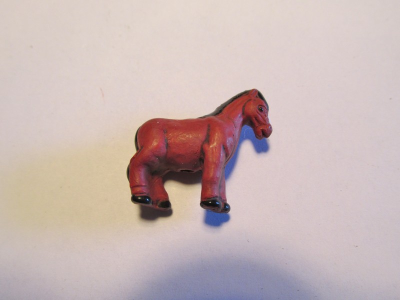 (image for) Horse ceramic beads - brown